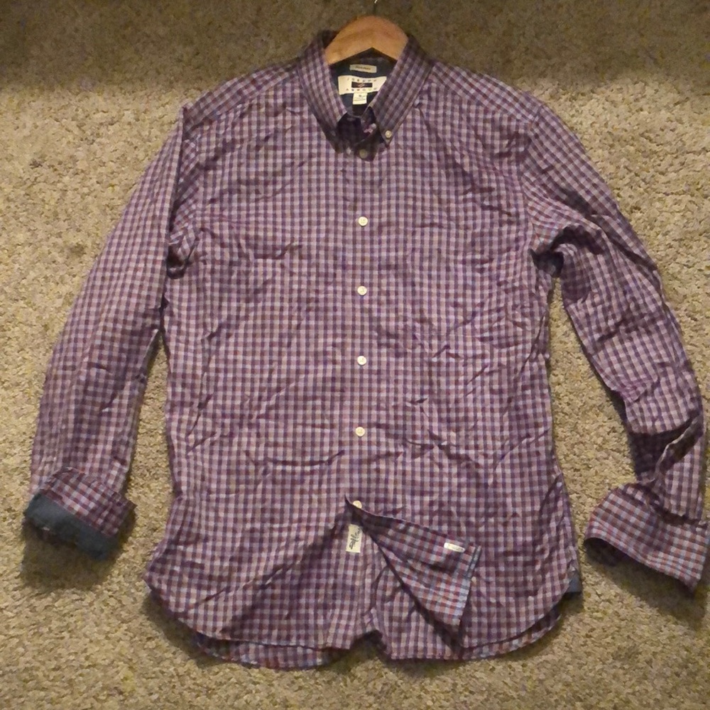 Joseph Abboud Non-Iron Plaid Button Down Shirt